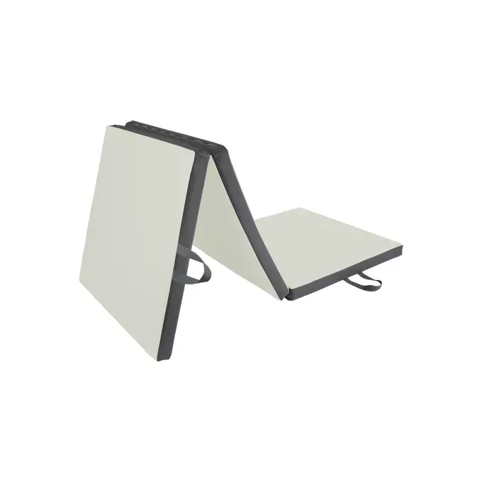 195x100x5 cm - materac rehabilitacyjny, trzyczęściowy - Kolor: Biały - 9001