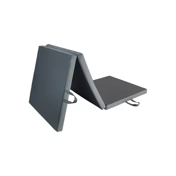 195x100x5 cm - materac rehabilitacyjny, trzyczęściowy - Kolor: Ciemnoszary- 7107