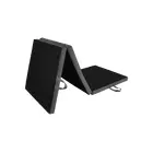 195x100x5 cm - materac rehabilitacyjny, trzyczęściowy - Kolor: Czarny - 9011