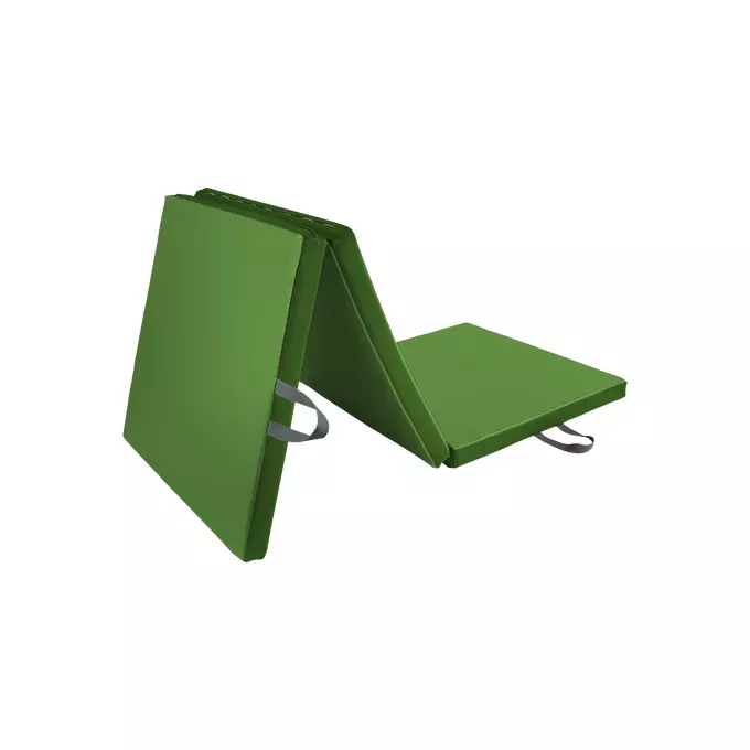 195x100x5 cm - materac rehabilitacyjny, trzyczęściowy - Kolor: Zielony - 6248