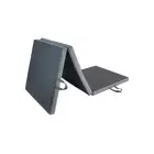 195x100x5 cm - materac rehabilitacyjny, trzyczęściowy - Kolor: Ciemnoszary- 7107