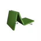 195x100x5 cm - materac rehabilitacyjny, trzyczęściowy - Kolor: Ciemnozielony - 6263