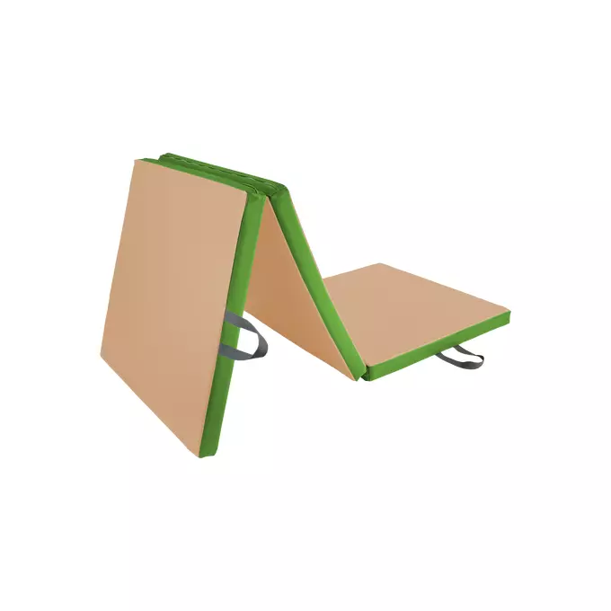 195x100x5 cm - materac rehabilitacyjny, trzyczęściowy - Kolor: Beżowy - 1044