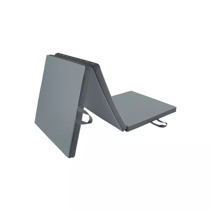 195x100x5 cm - materac rehabilitacyjny, trzyczęściowy - Kolor: Jasnoszary - 7000