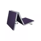 195x100x5 cm - materac rehabilitacyjny, trzyczęściowy - Kolor: Fioletowy - 5161